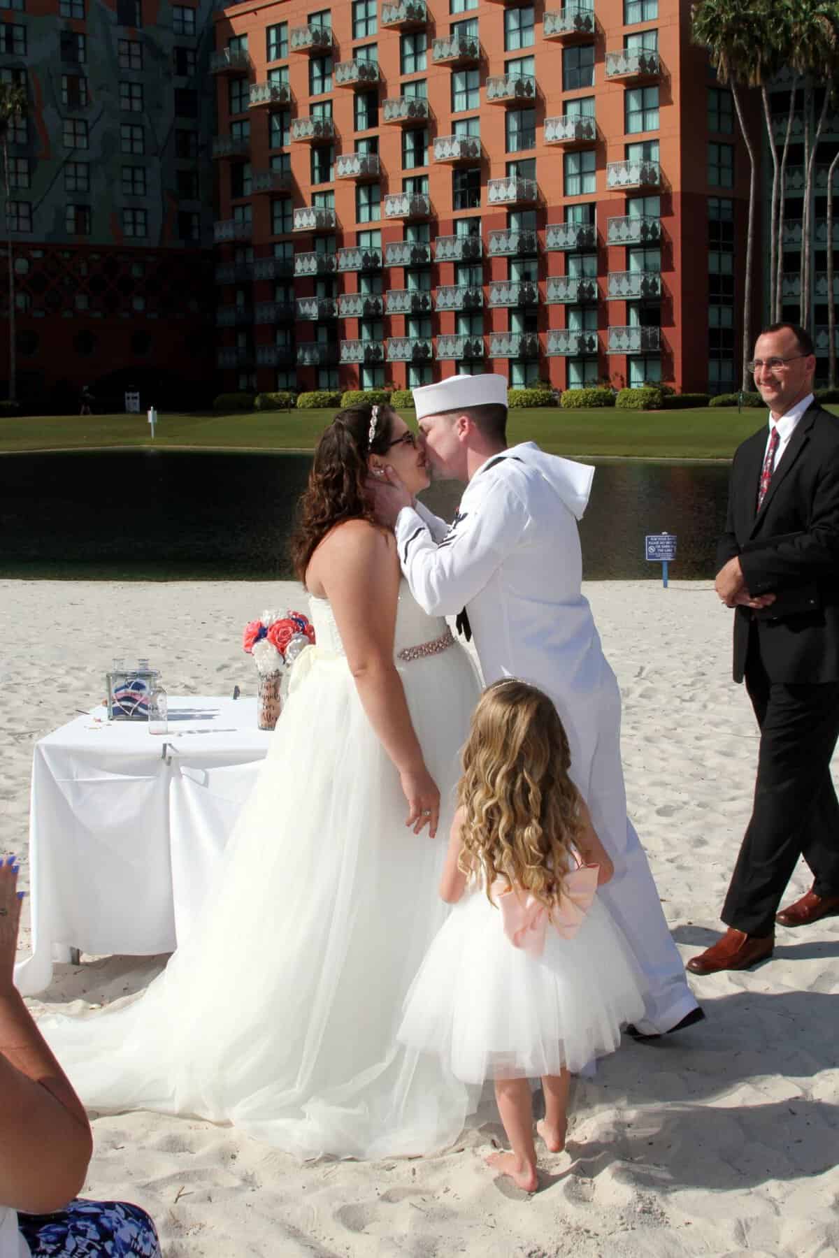 WDW Swan Wedding - Just Marry Weddings - Ginger Midgett Photography