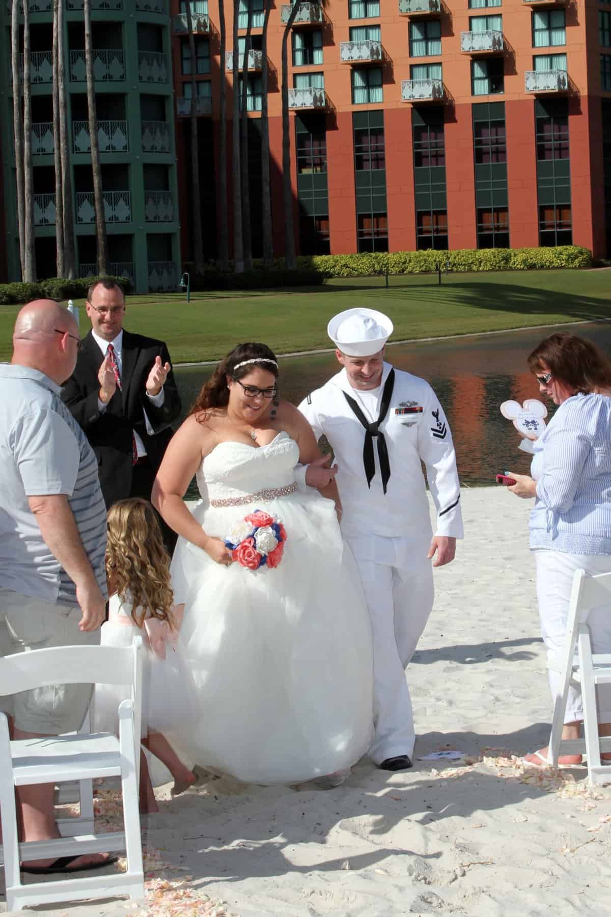 WDW Swan Wedding - Just Marry Weddings - Ginger Midgett Photography
