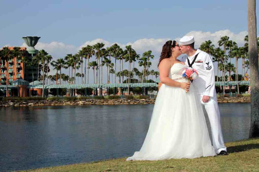 WDW Swan Wedding - Just Marry Weddings - Ginger Midgett Photography