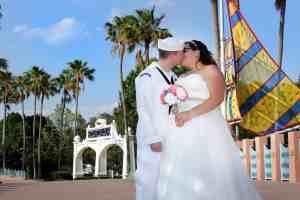 WDW Swan Wedding - Just Marry Weddings - Ginger Midgett Photography