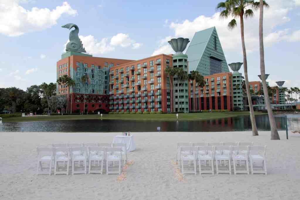 WDW Swan Wedding - Just Marry Weddings - Ginger Midgett Photography