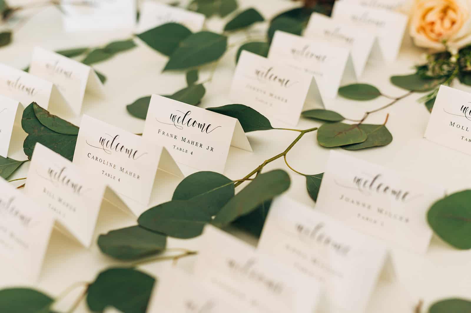 Creating Seating Charts - Just Marry Weddings - Lillie Shawn Imagery