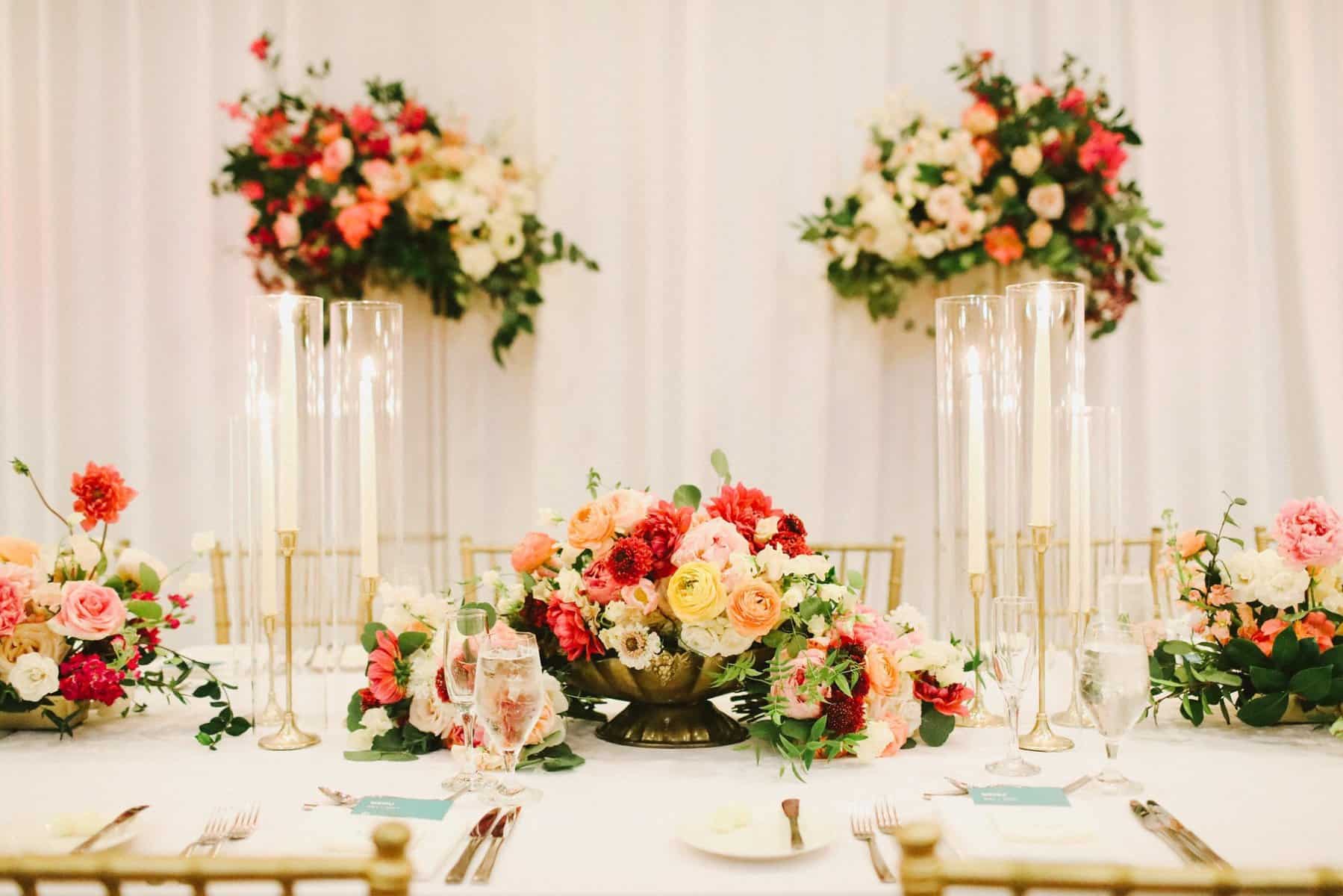 Wedding Color Scheme Floral - Just Marry Weddings - Wesley & Emma