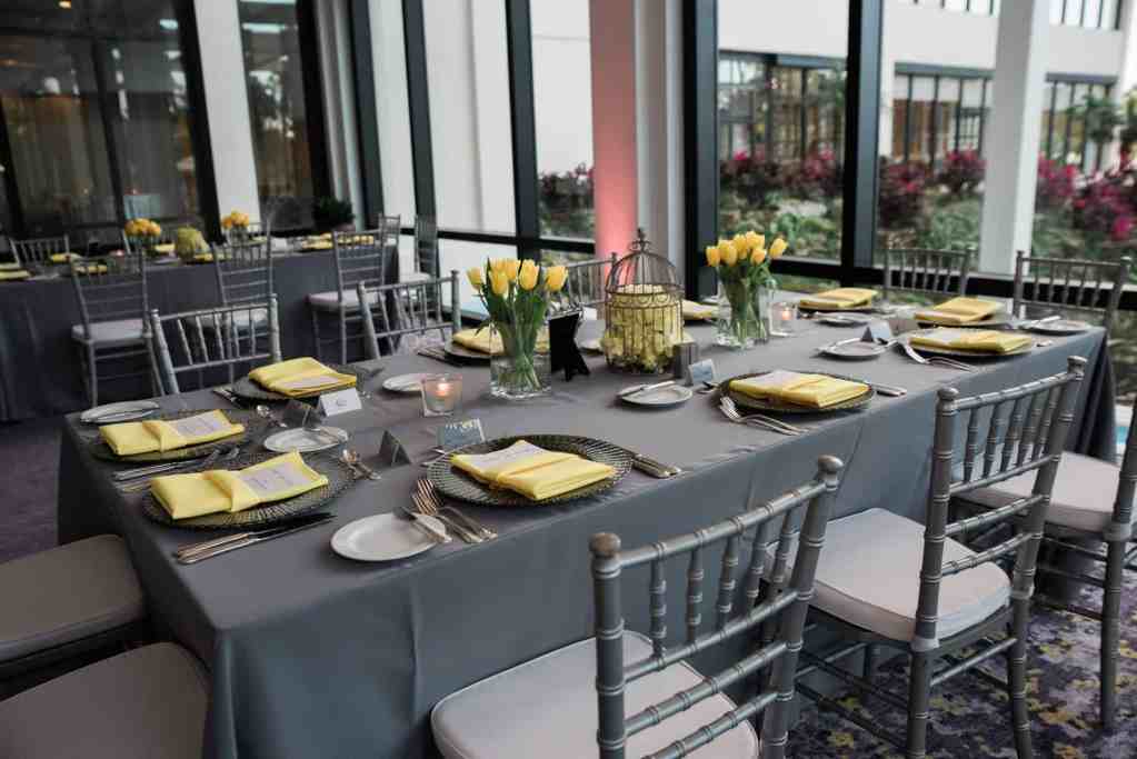 Wedding Color Scheme Reception Table - Just Marry Weddings- Jenna Michele Photography