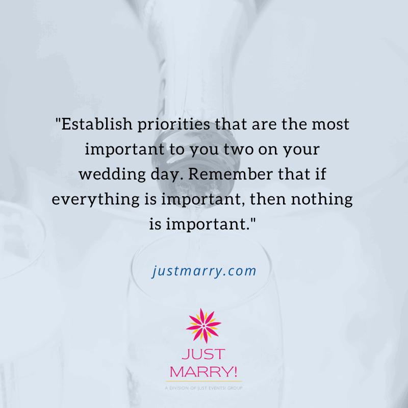 Last Minute Wedding Planning - Just Marry Weddings