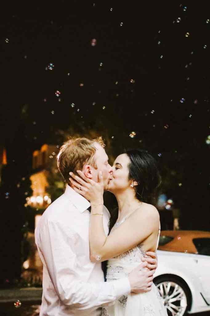 Wedding Exits (Bubbles) - Just Marry Weddings - Wesley and Emma Photography