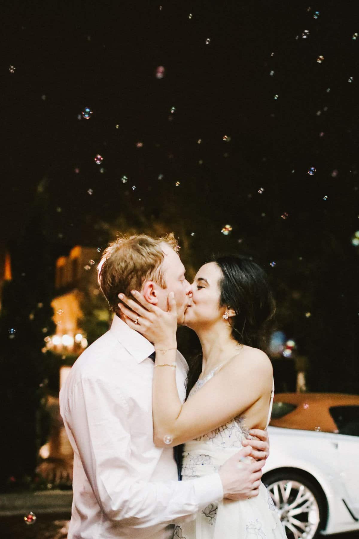 Wedding Exits (Bubbles) - Just Marry Weddings - Wesley and Emma Photography