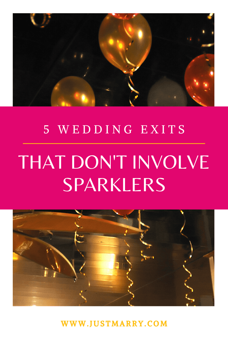 Wedding Exits - Just Marry Weddings - Pinterest