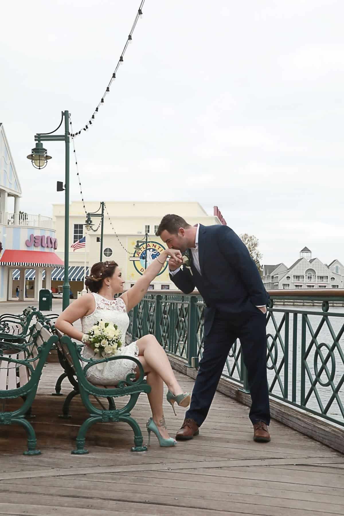 Something Blue Wedding Shoes - Just Marry Weddings - Chapman Photography