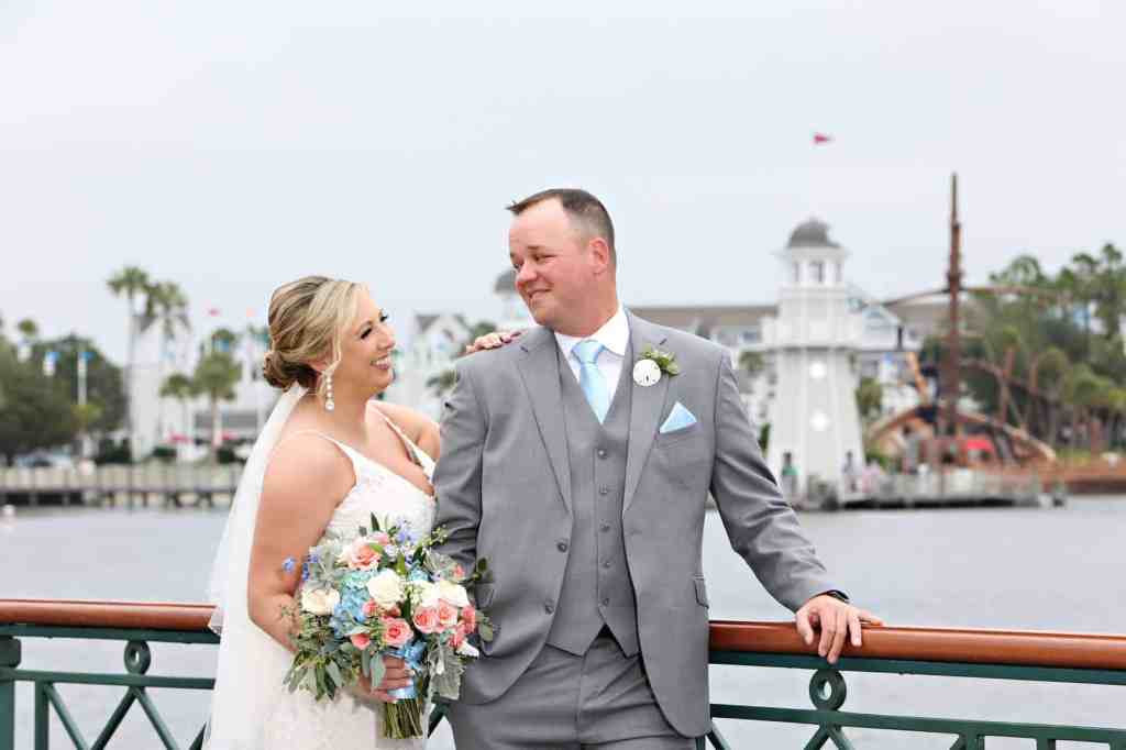 Disney boardwalk wedding