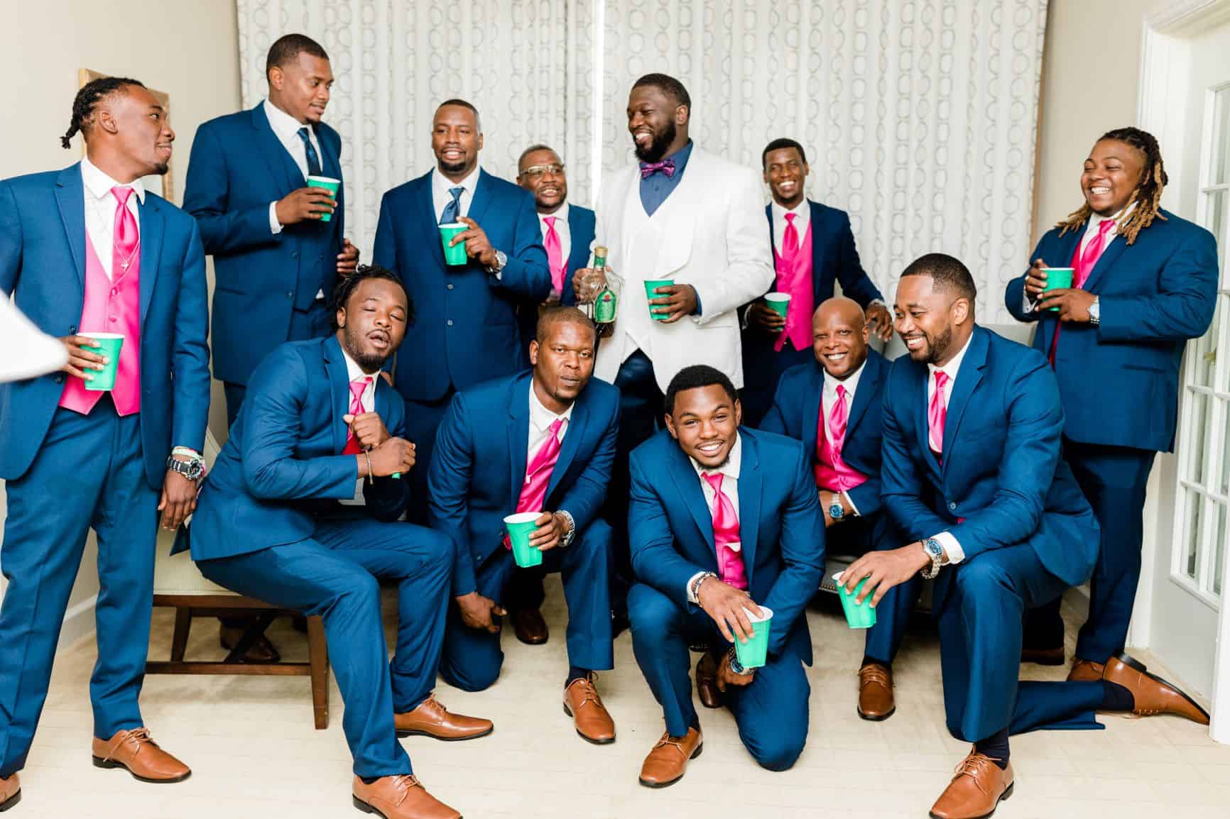 Pink and Blue Wedding - Just Marry Wedding - Terrie Images