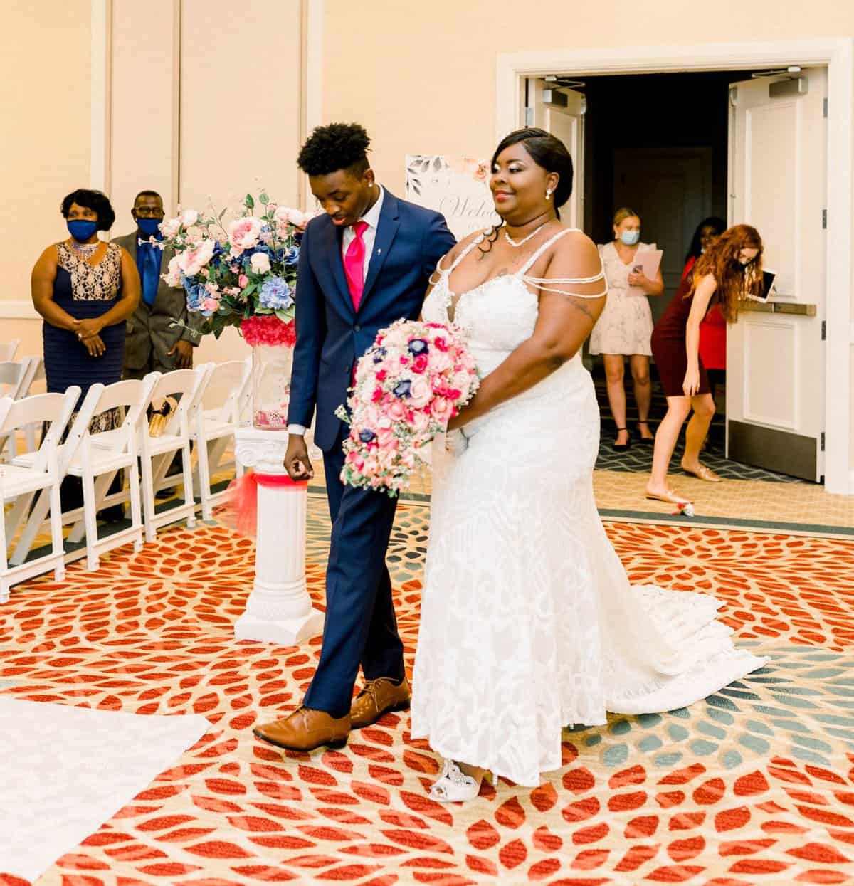 Pink and Blue Wedding - Just Marry Wedding - Terrie Images