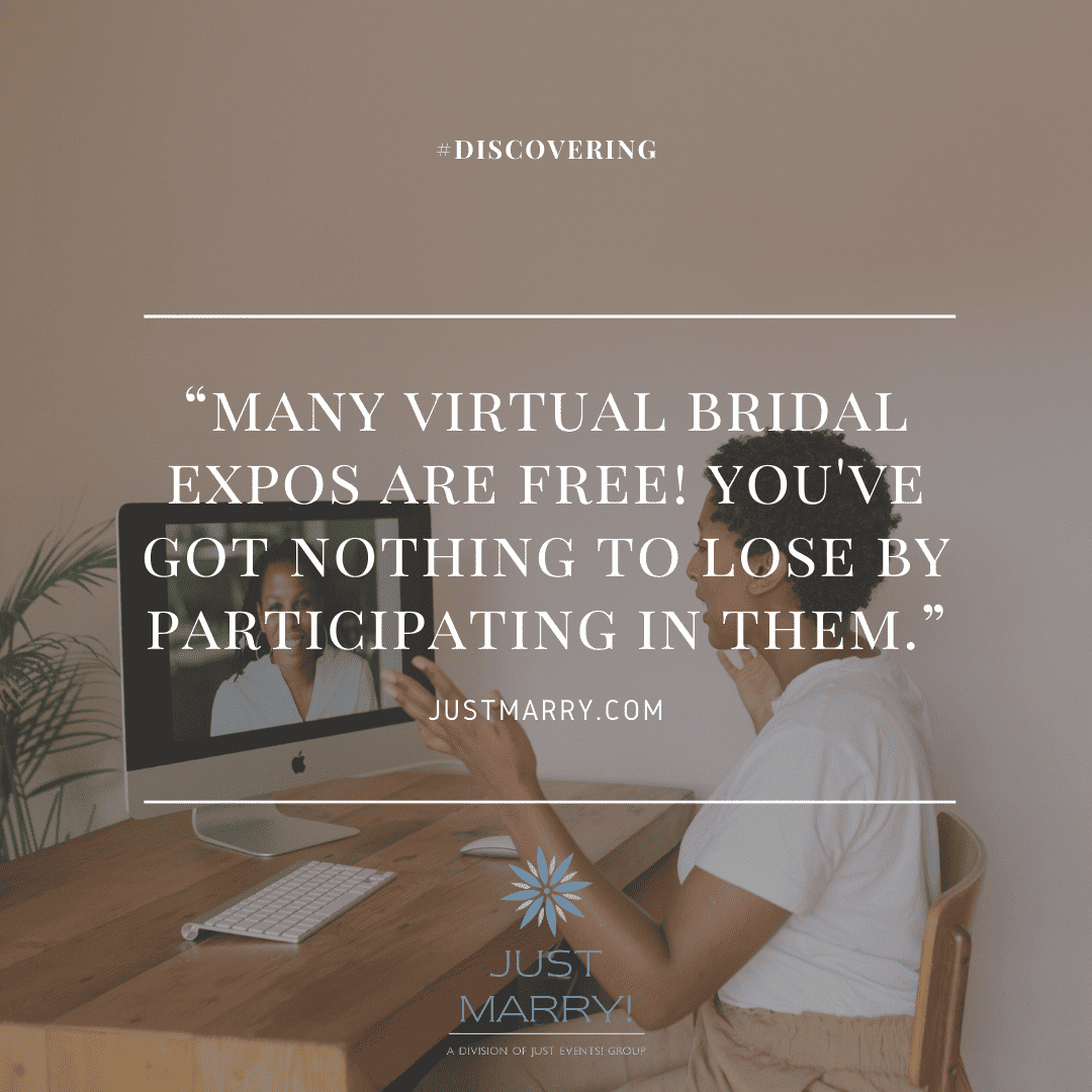 What to Expect During a Virtual Bridal Expo Discovering Just Marry!