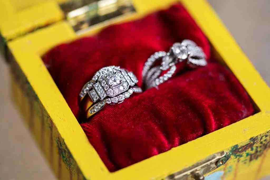 Rainy Day Wedding - Just Marry Weddings - Roots Photography - Wedding Rings