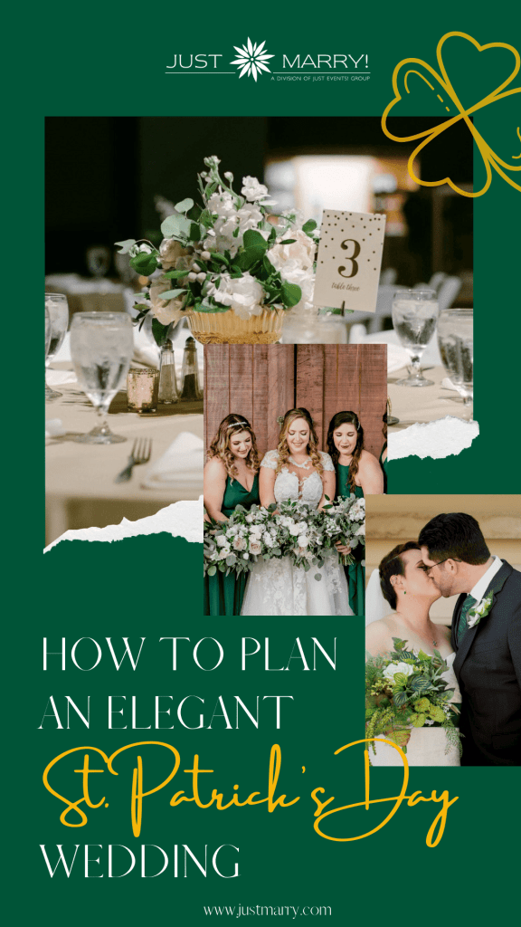 St. Patrick's Day Wedding - Just Marry Weddings - Pinterest