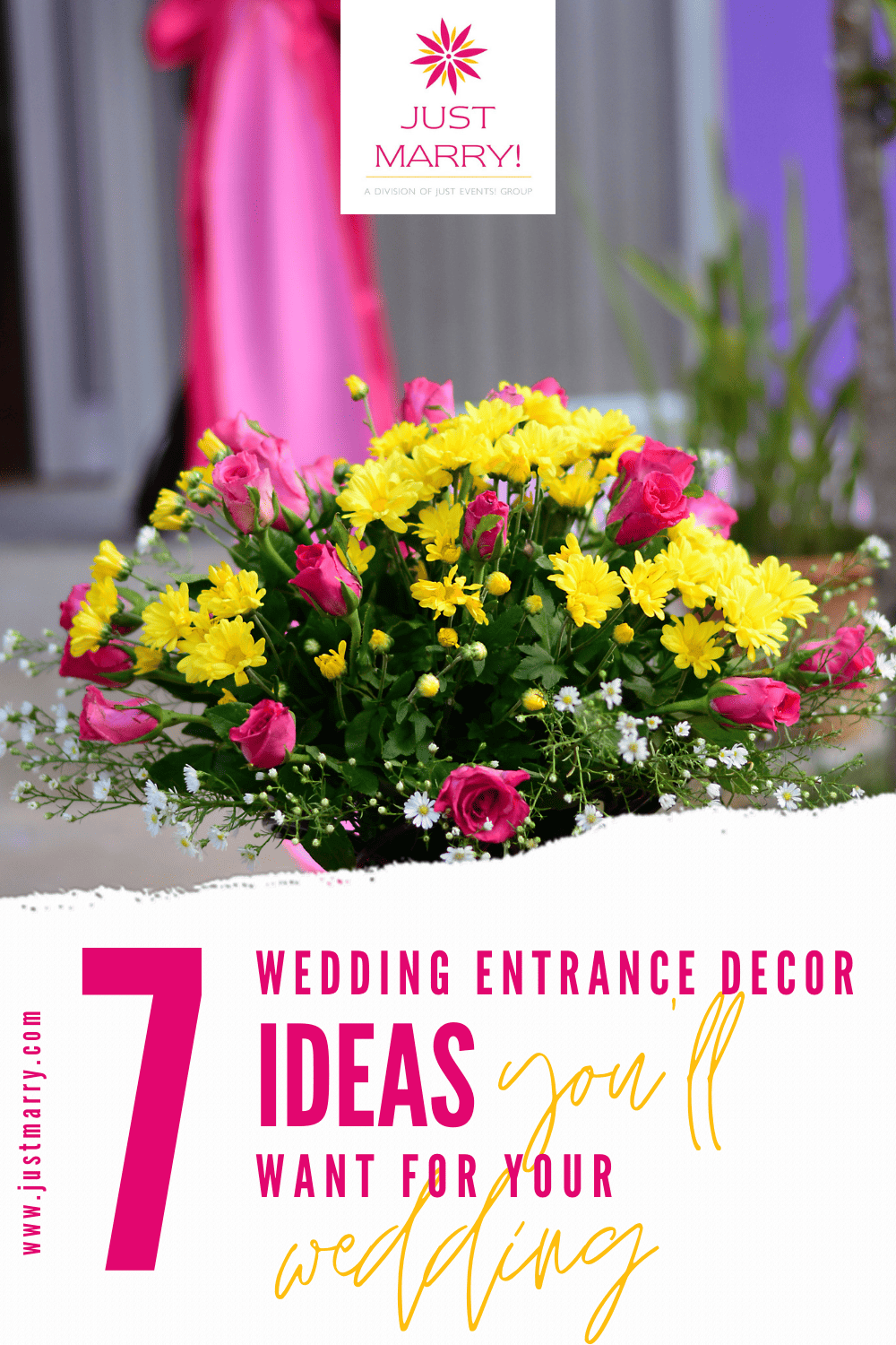 Wedding Entrance Decor Ideas - Just Marry Weddings