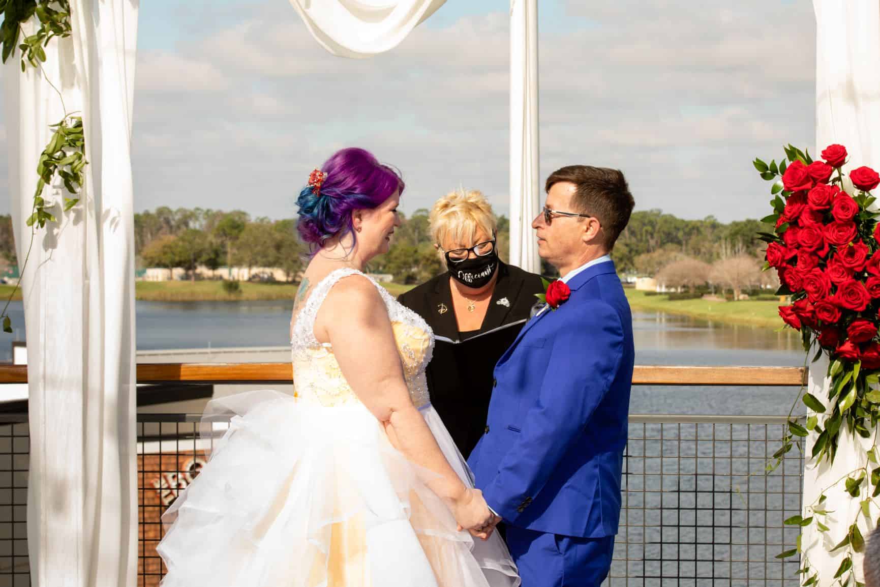 Disney Vow Renewal - Just Marry Weddings - David and Vicki Arndt Photography - Paddlefish - Ceremony