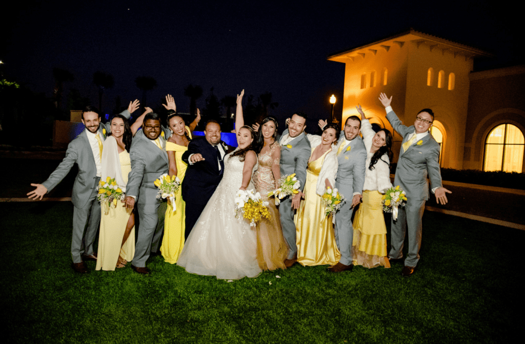 Grey and Yellow Wedding - Just Marry Weddings - Al Dee Productions - Omni Orlando Resort