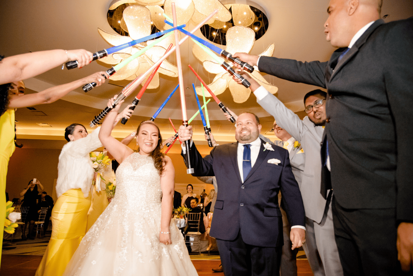 Grey and Yellow Wedding - Just Marry Weddings - Al Dee Productions - Omni Orlando Resort
