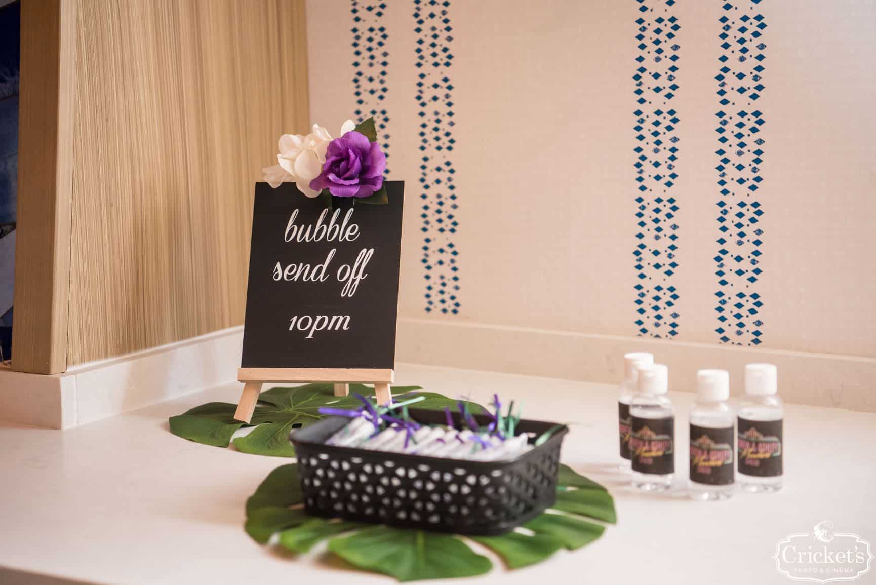 Movie Wedding Theme - Just Marry Weddings - Cricket's Photography - Royal Pacific Resort Wedding - Favor Basket