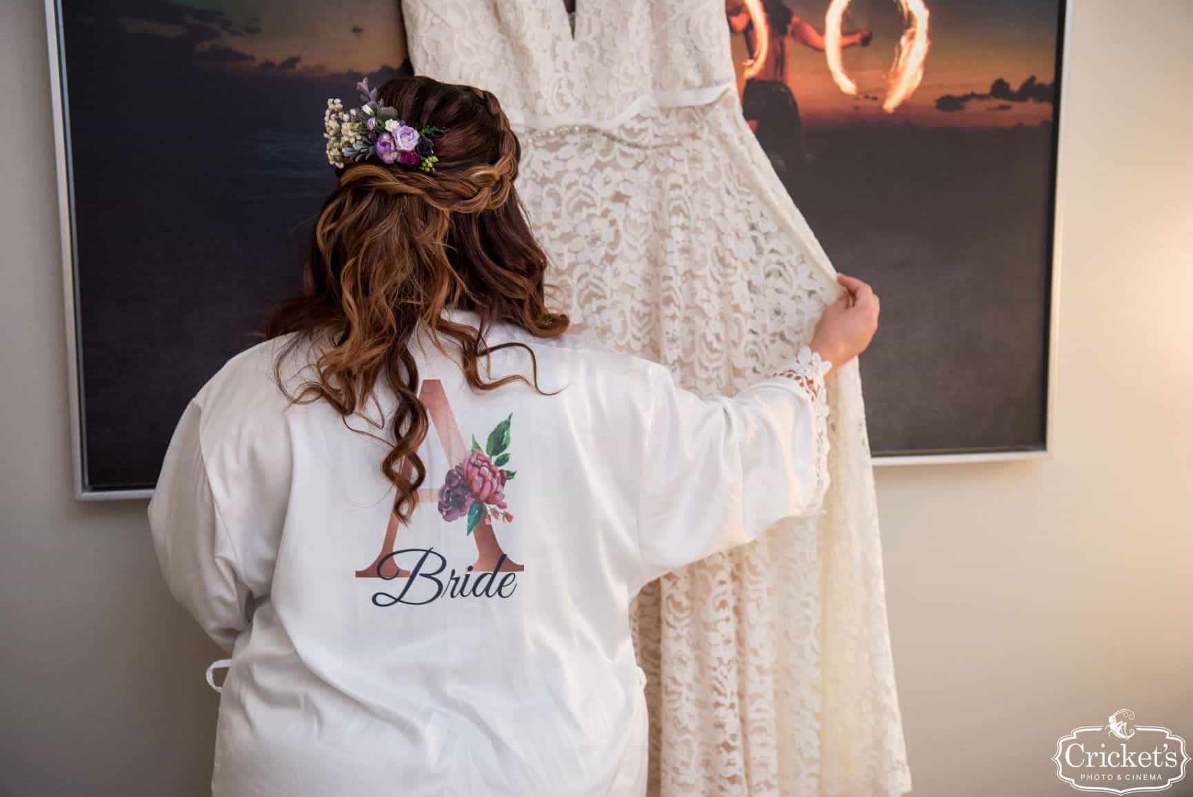 Movie Wedding Theme - Just Marry Weddings - Cricket's Photography - Royal Pacific Resort Wedding - Getting Ready