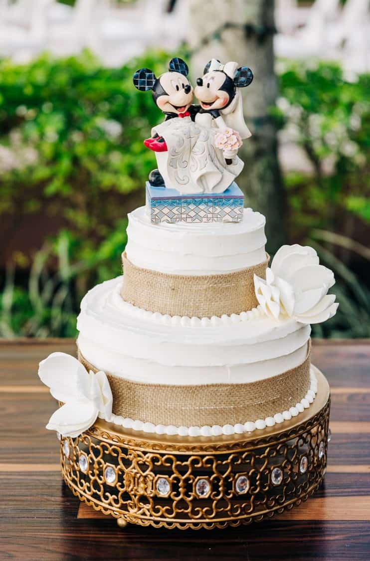 Disney Micro Wedding - Just Marry Weddings - Anna So Photography - Wedding Cake