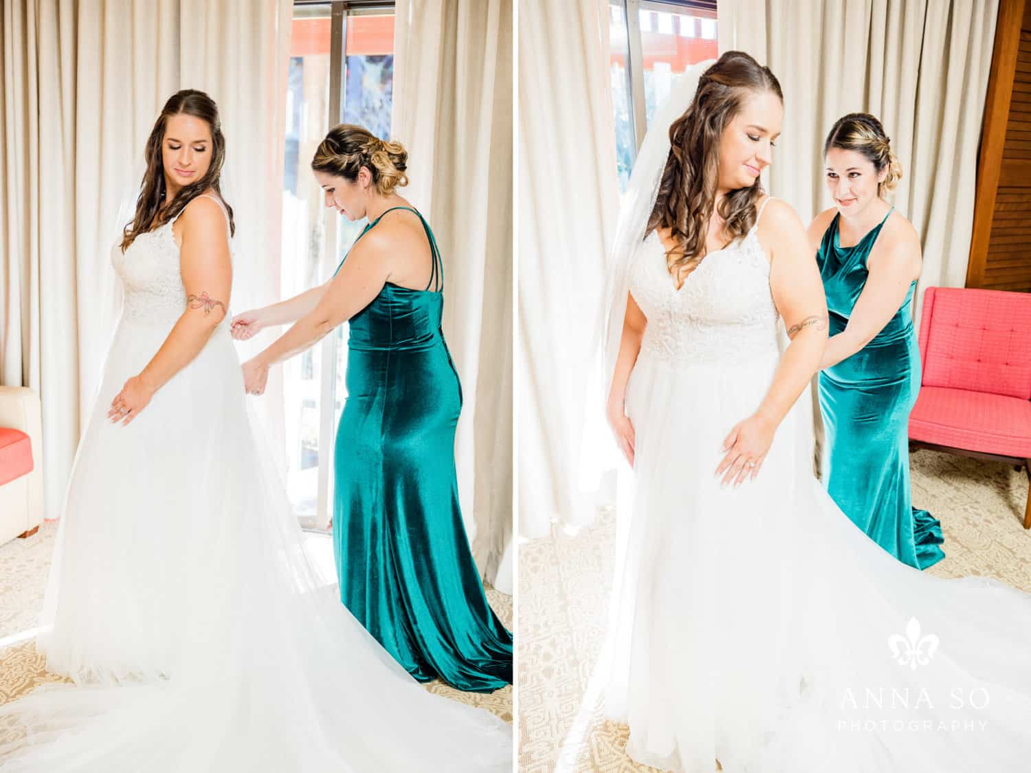 Disney Micro Wedding - Just Marry Weddings - Anna So Photography - Getting Ready
