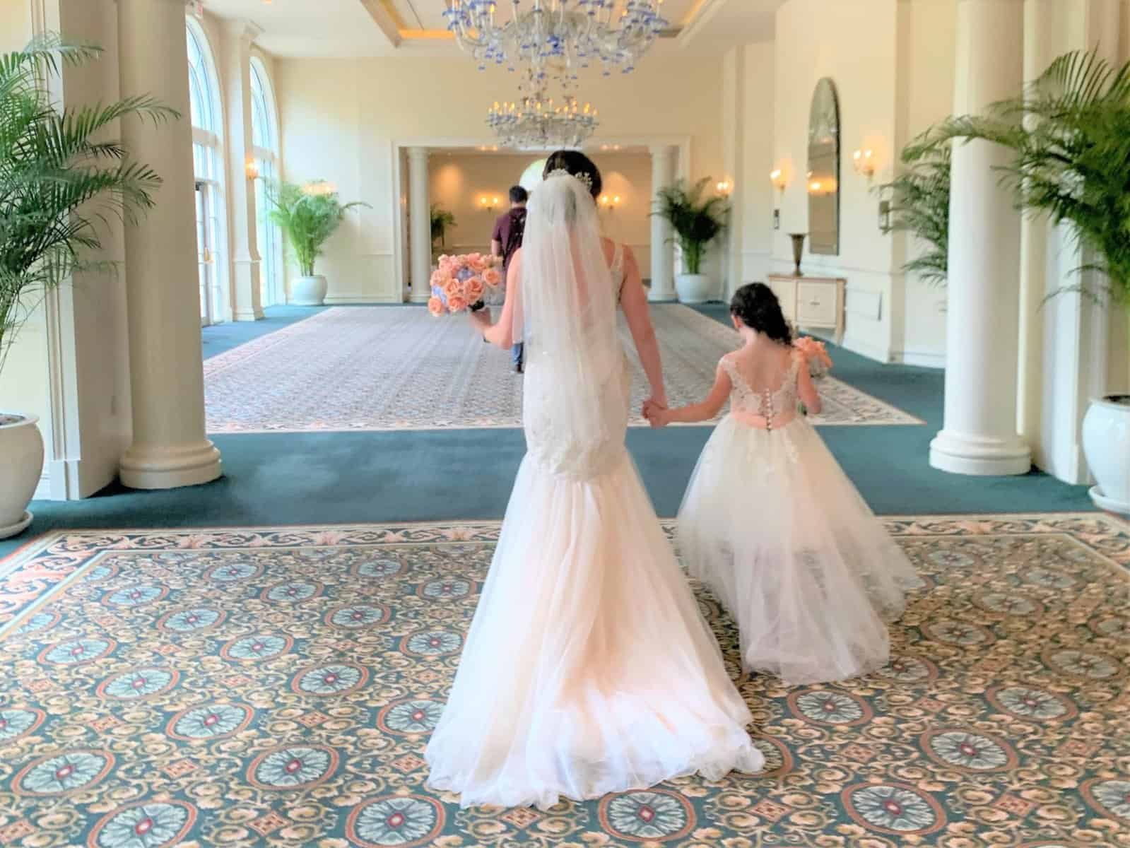 Wedding Details - Just Marry Weddings - Bride and Flower Girl