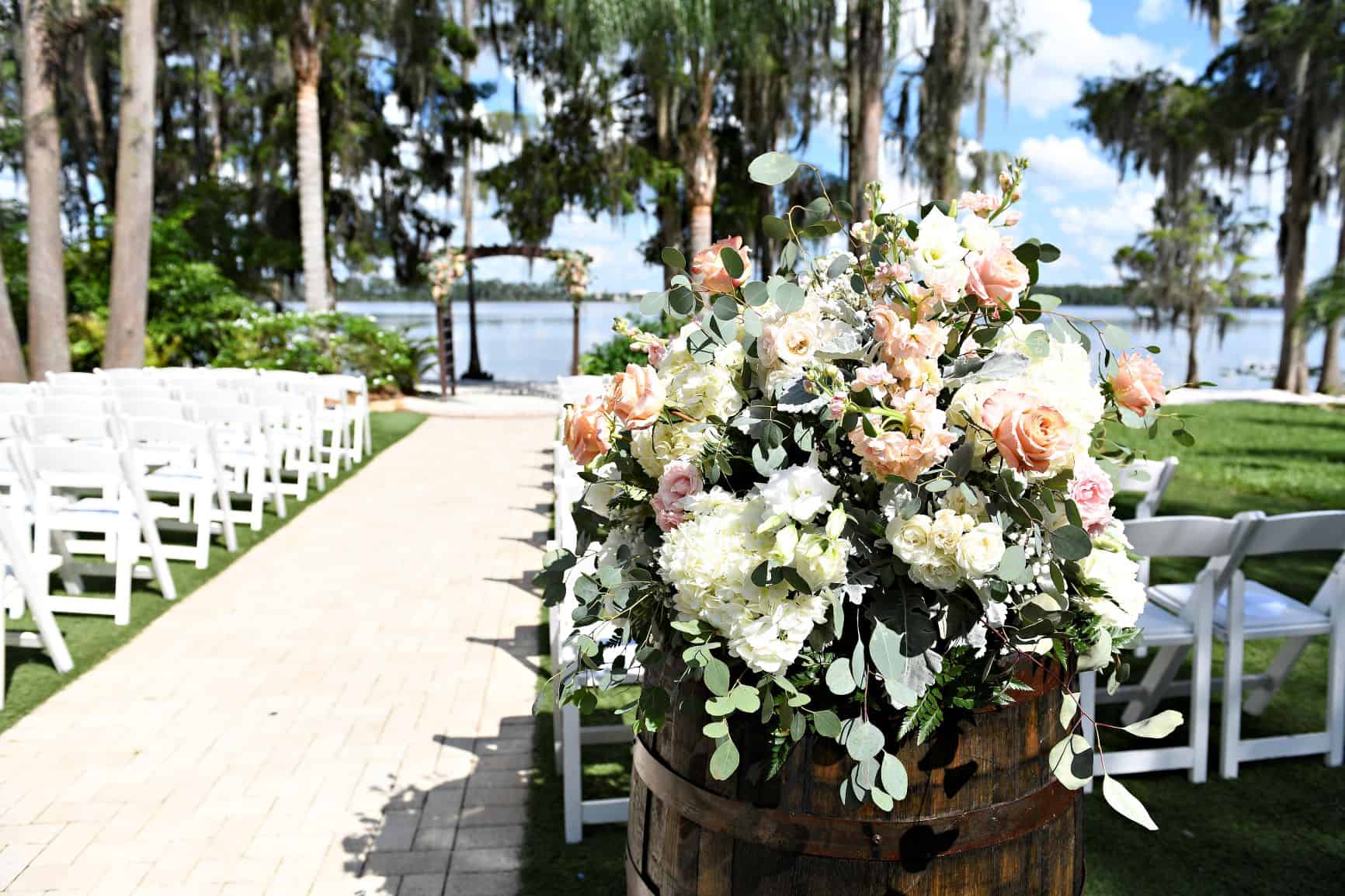 Paradise Cove Wedding - Just Marry Weddings - Rhodes Studios - Ceremony Decor