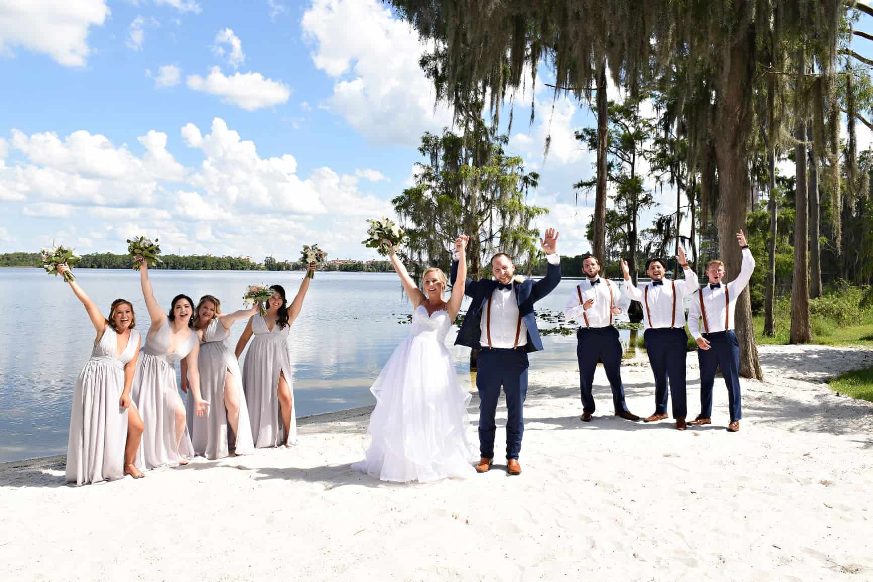 Paradise Cove Wedding - Just Marry Weddings - Rhodes Studios - Wedding Party