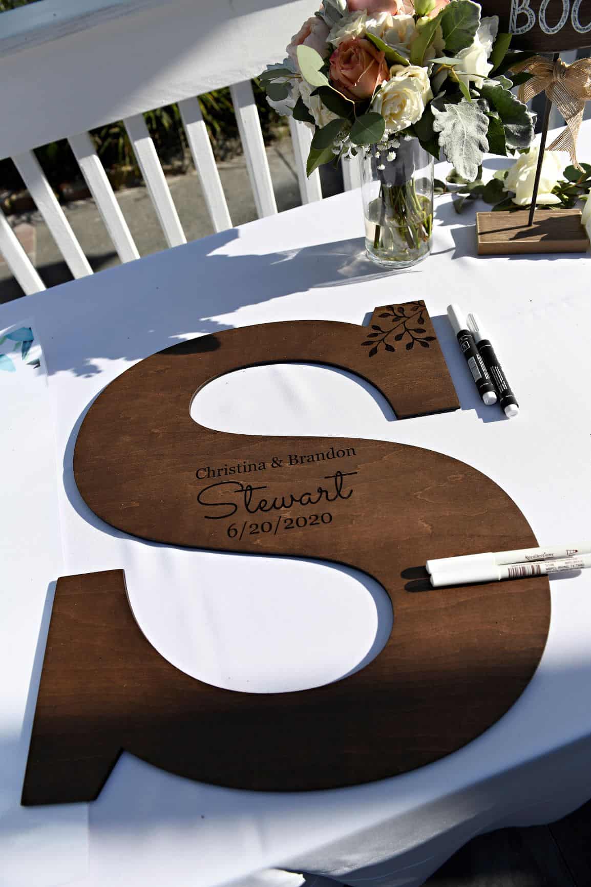 Paradise Cove Wedding - Just Marry Weddings - Rhodes Studios - Guest Book