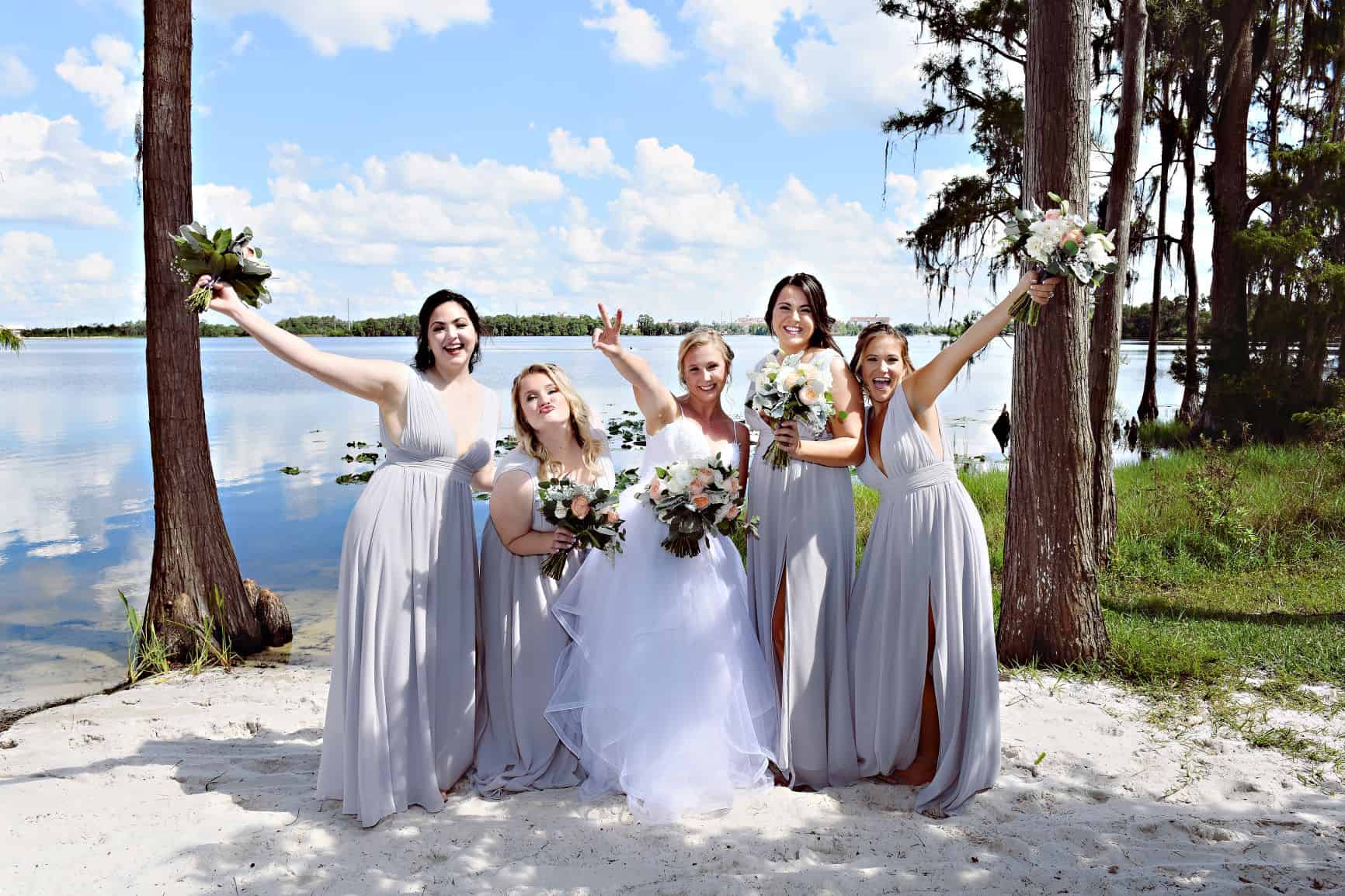 Paradise Cove Wedding - Just Marry Weddings - Rhodes Studios - Bridal Party