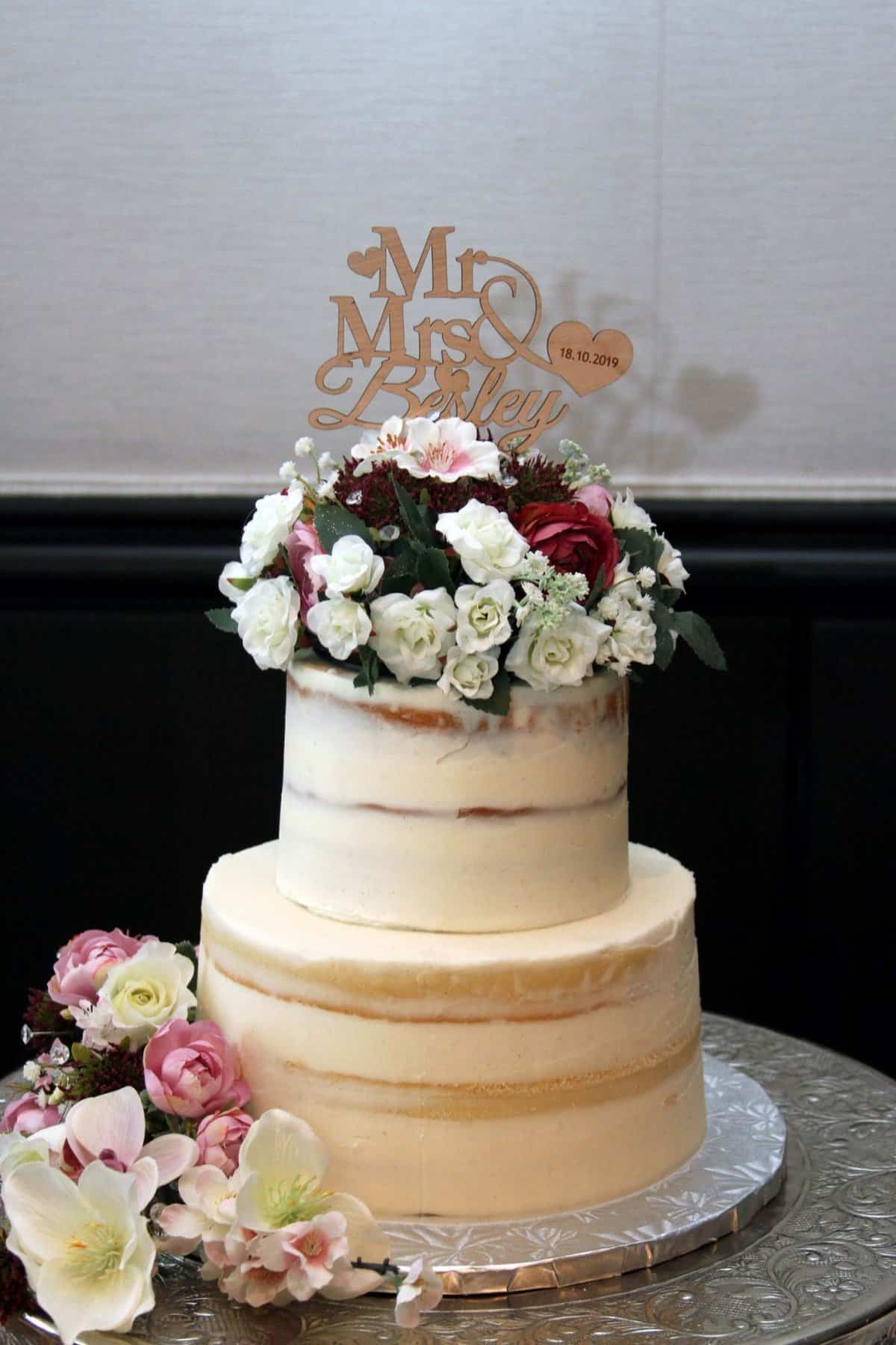 Summer Wedding Cake - Just Marry Weddings - Ginger Midgett Photography