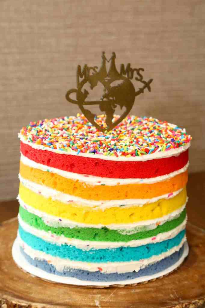 Summer Wedding Cake - Just Marry Weddings - Regina Hyman Photography