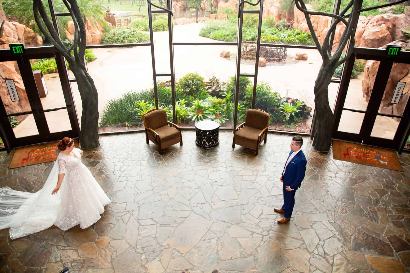 Tangled Wedding - Just Marry Weddings - David and Vicki Ardnt Photography - First Look