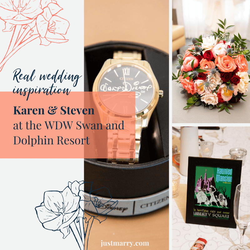 Disney Wedding - Just Marry Weddings - David and Vicki Arndt Photography - Pinterest