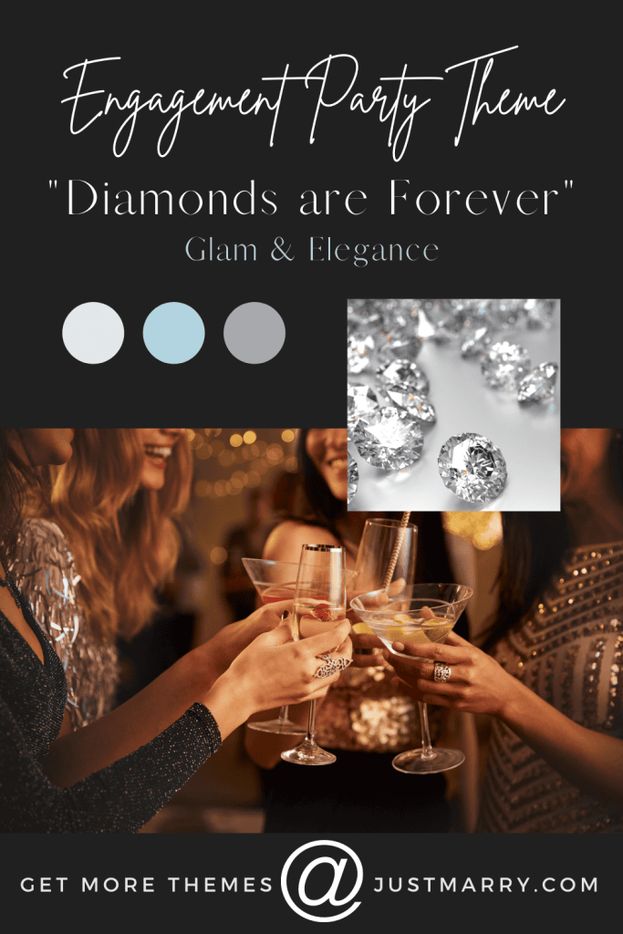 Engagement Party Themes - Just Marry Weddings - Pinterest - Diamonds