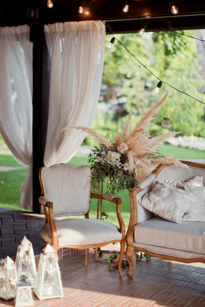 October Wedding - Just Marry Weddings - Pampas Grass