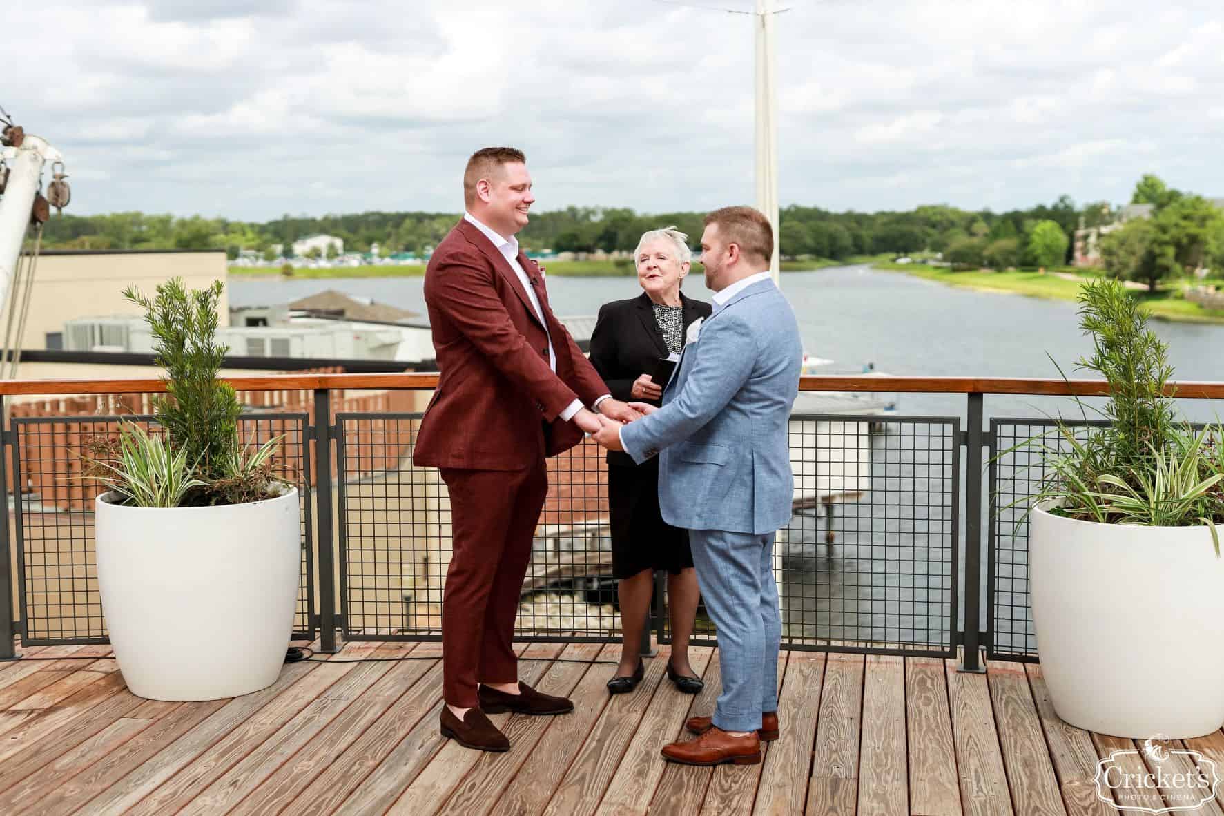 Orlando Elopement - Just Marry Weddings - Cricket's Photography - Ceremony