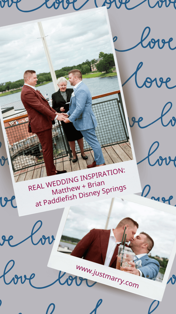 Orlando Elopement - Just Marry Weddings - Cricket's Photography -Pinterest