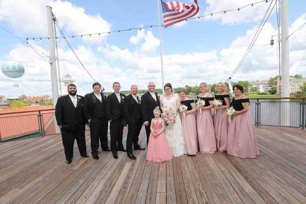 Outdoor Ceremony - Just Marry Weddings - Chapman Photography - Wedding Party