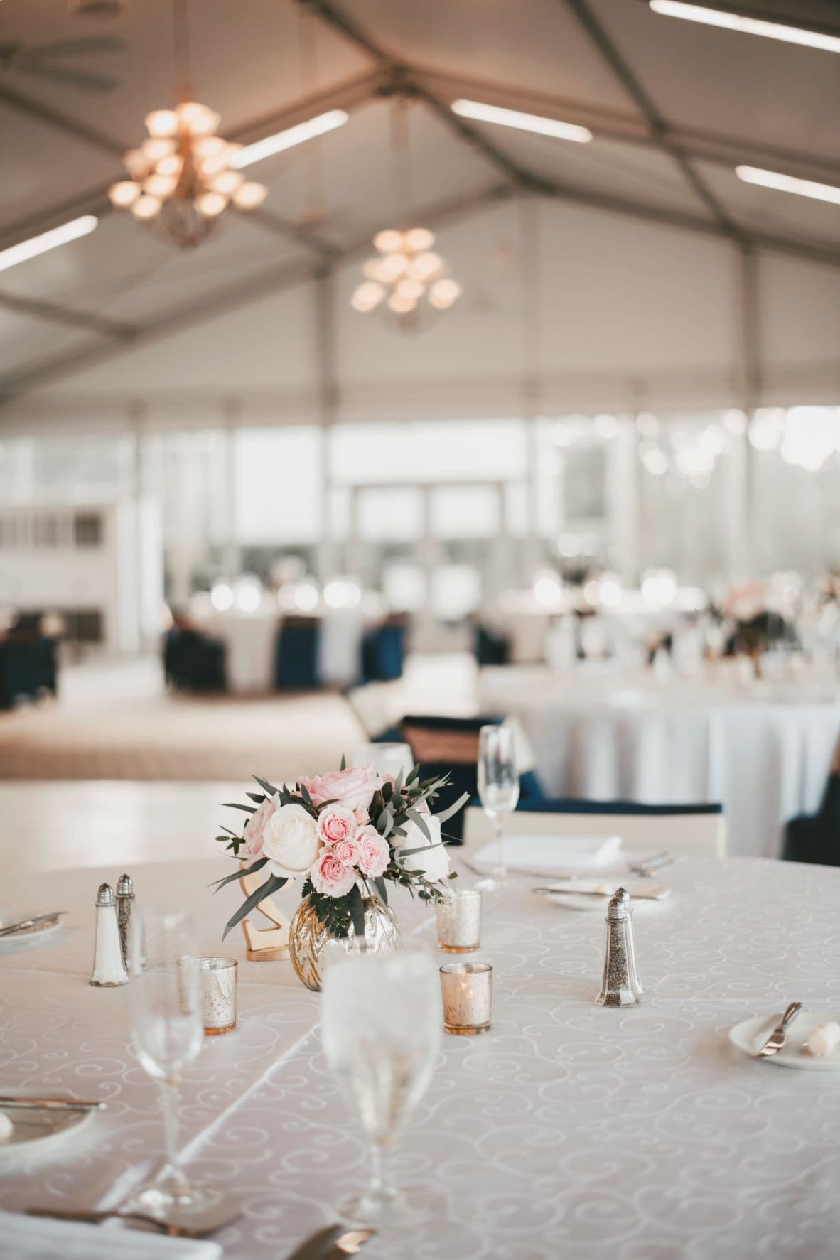 Blush and Blue Wedding - Just Marry Weddings - Brittany Wolford Photography - Reception