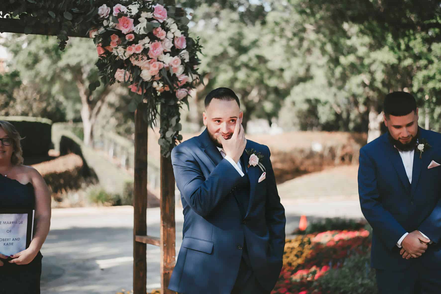 Blush and Blue Wedding - Just Marry Weddings - Brittany Wolford Photography - Ceremony
