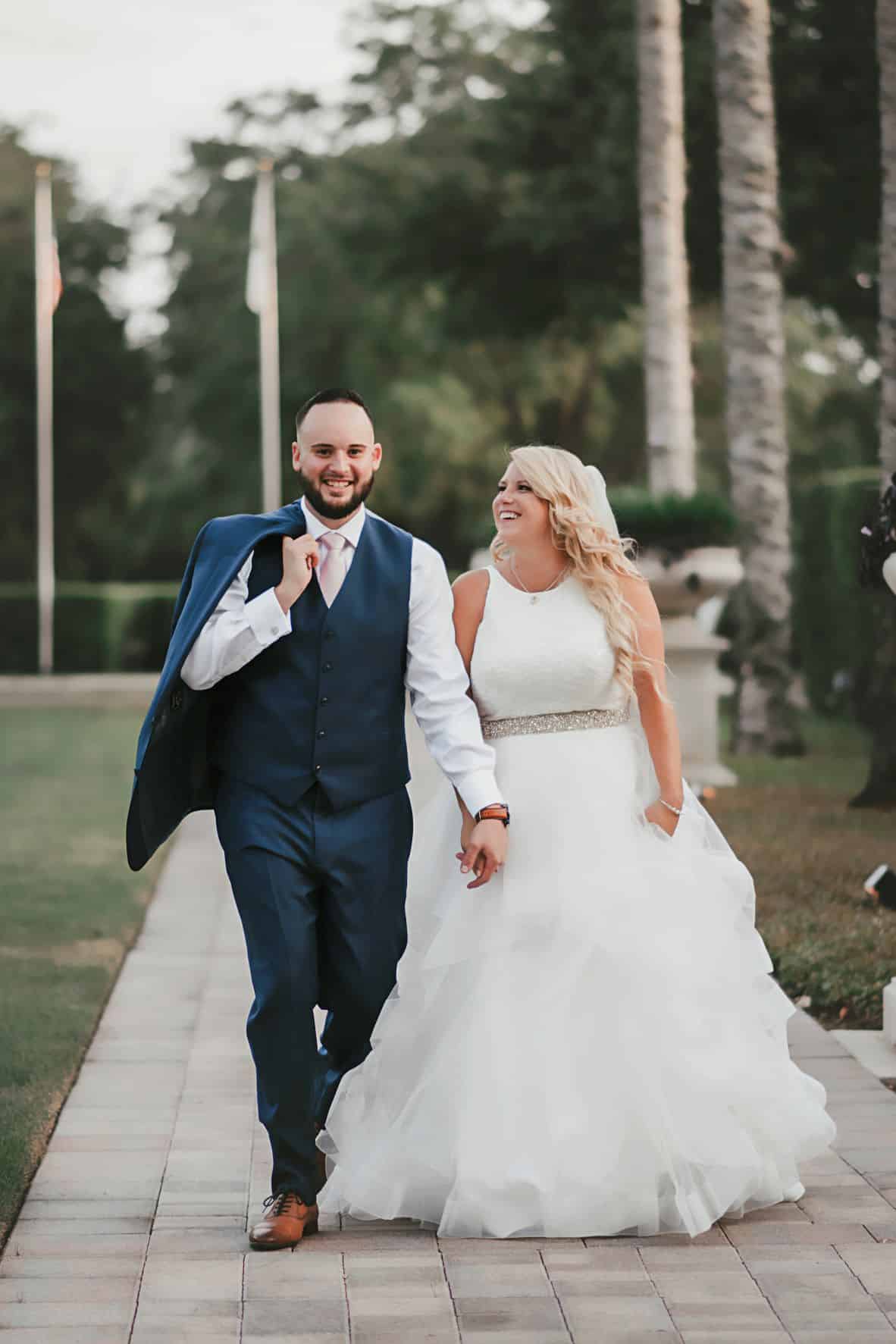 Blush and Blue Wedding - Just Marry Weddings - Brittany Wolford Photography - Portraits