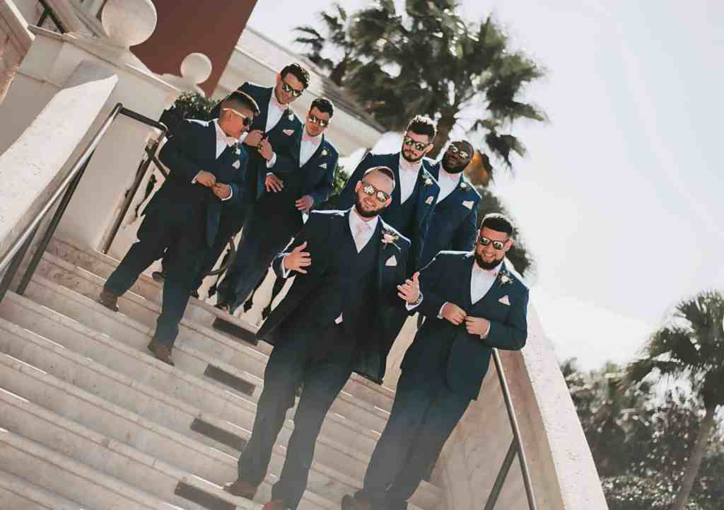 Blush and Blue Wedding - Just Marry Weddings - Brittany Wolford Photography - Portraits
