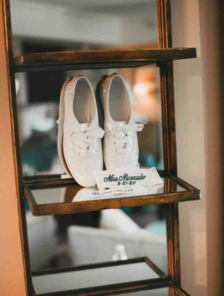 Blush and Blue Wedding - Just Marry Weddings - Brittany Wolford Photography - Wedding Shoes
