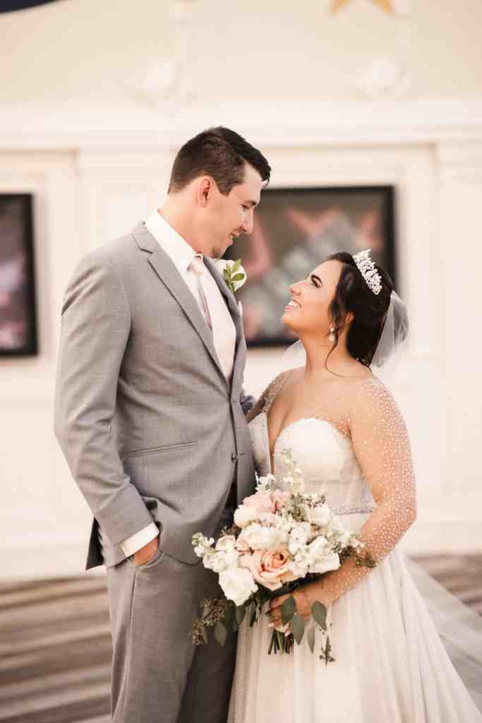 Blush and Gold Wedding - Just Marry Weddings - Allie and Joey Photography - Portraits