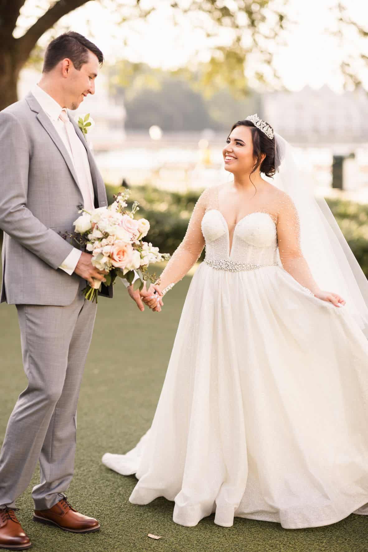 Blush and Gold Wedding - Just Marry Weddings - Allie and Joey Photography - Portraits