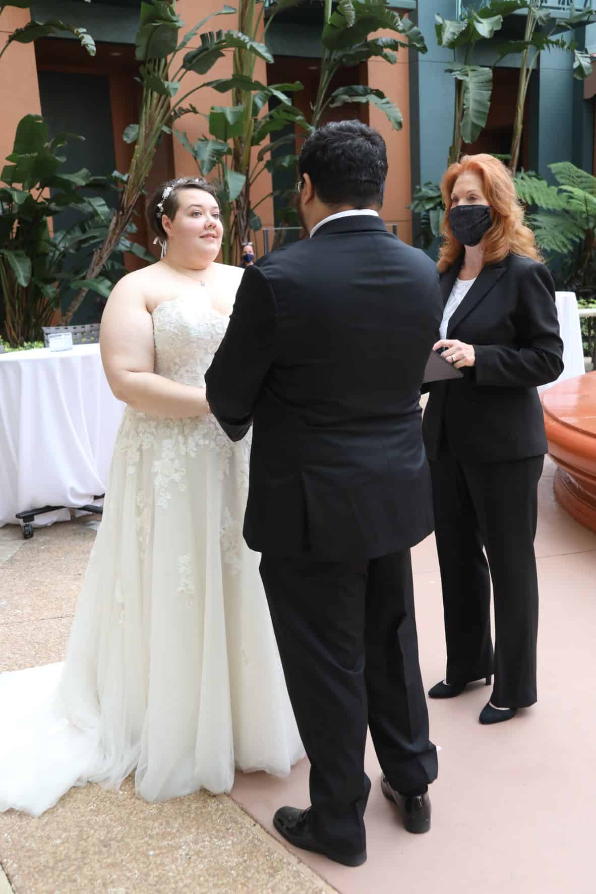 Courtyard Wedding - Just Marry Weddings - Chapman Photography - Ceremony