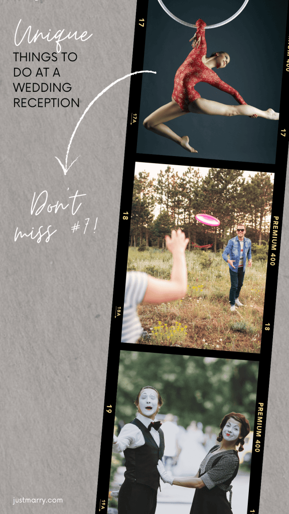 Things to Do at a Wedding Reception - Just Marry Weddings - Pinterest